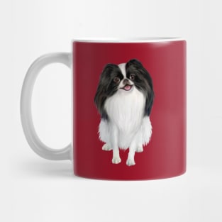 Japanese Chin (balck and white) - Just the Dog Mug